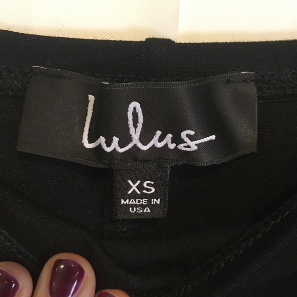 SOLD✔️1/13: Lulus Like a Bird Black Bodysuit - Picture 11 of 12